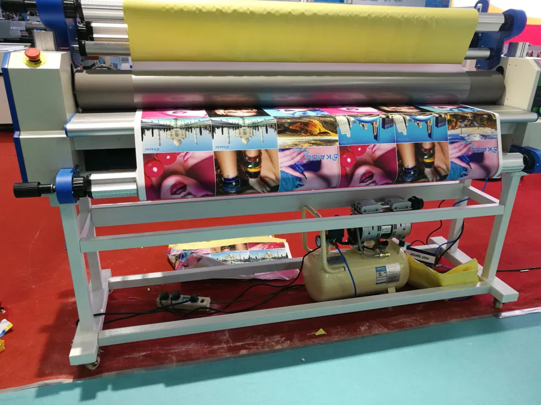 DMS-1680A 63" 160cm Wide Format Automatic Hot and Cold Roll to Roll Vinyl Laminator